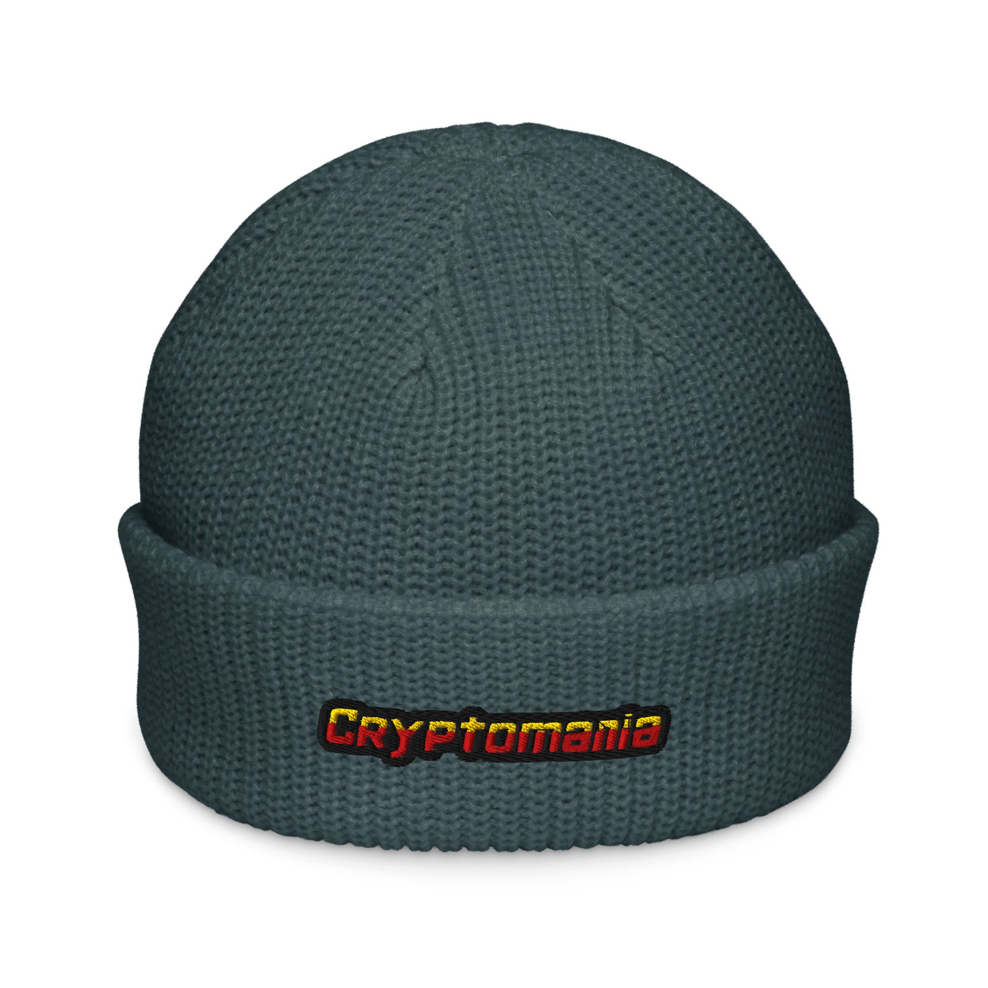 CRYPTO FISHERMAN BEANIE - OFFICIAL CRYPTOMANIA LOGO
