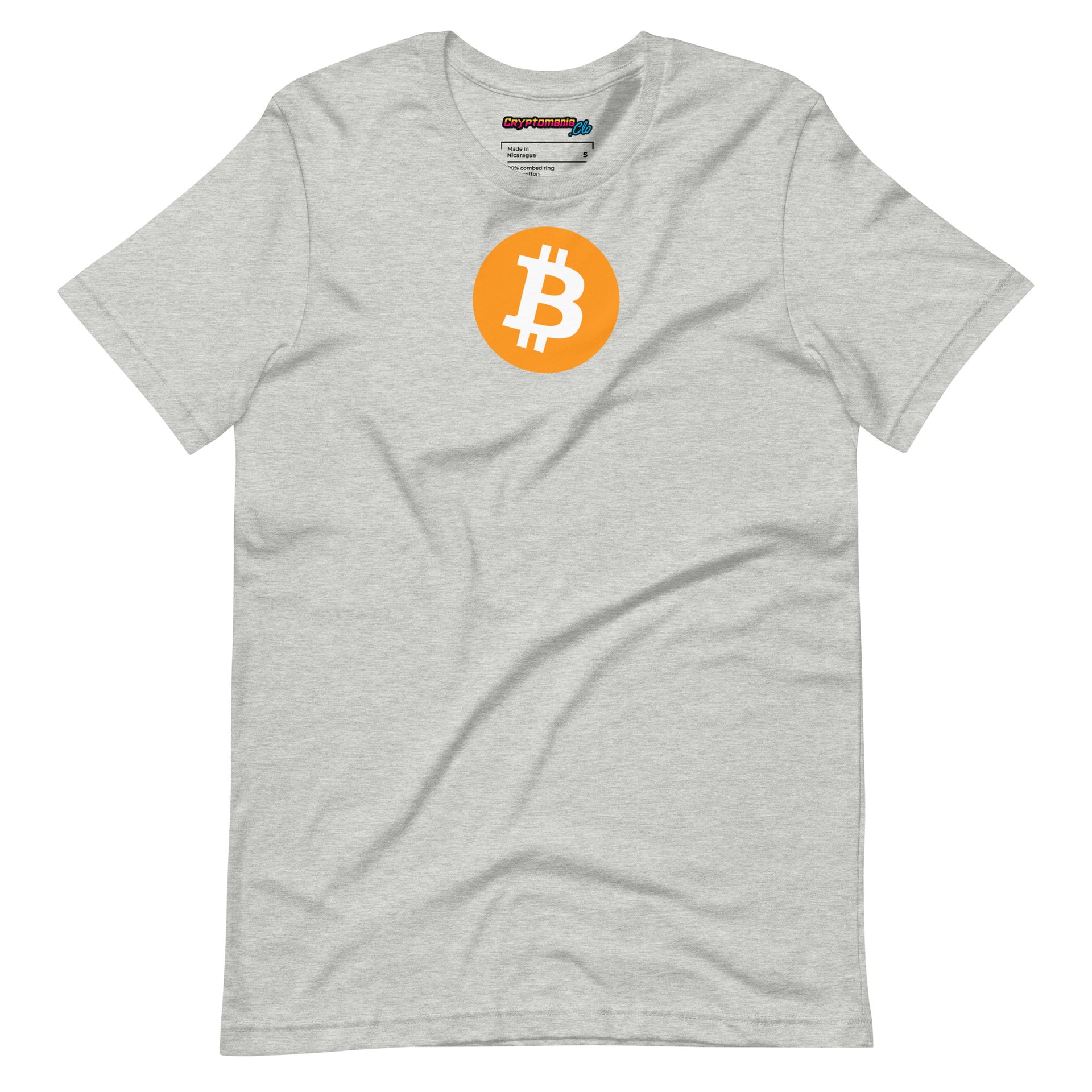 BITCOIN (BTC) LOGO T-SHIRT (GREY)